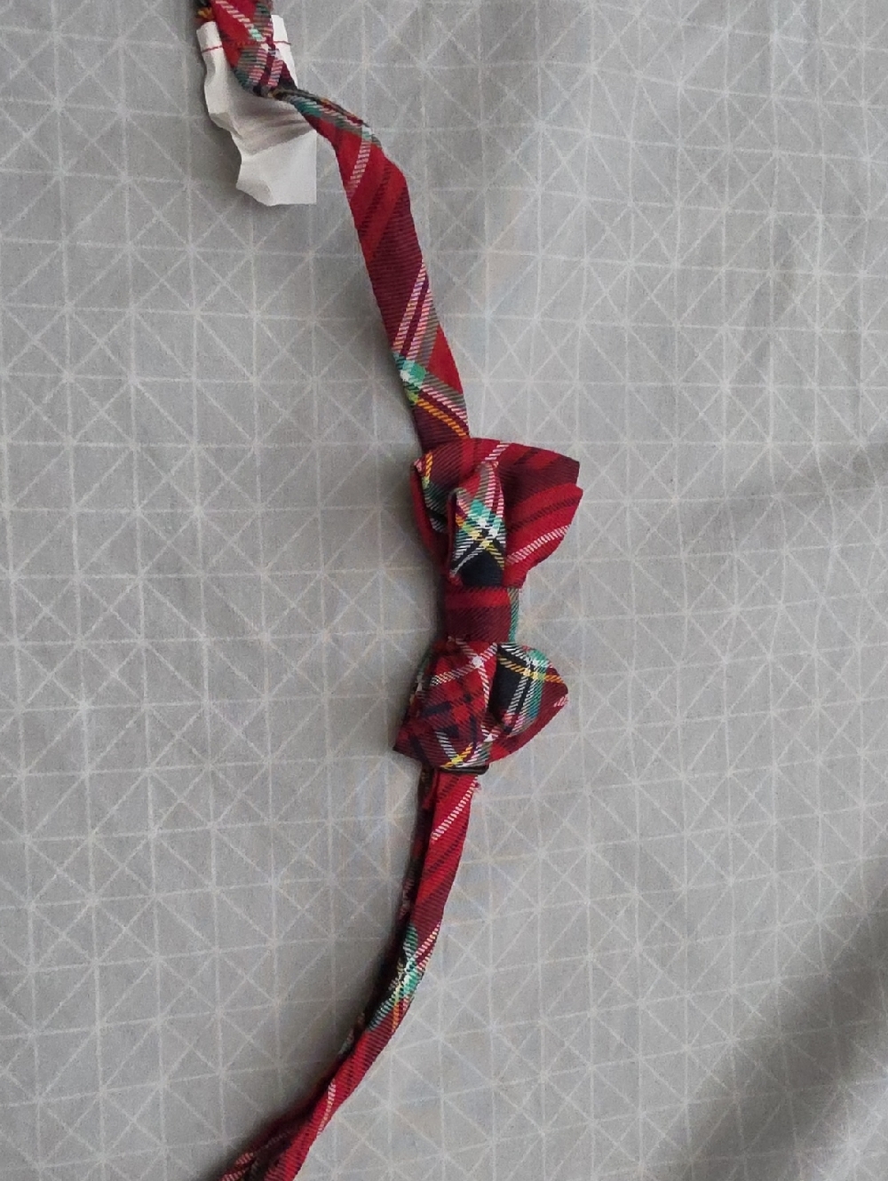 The Children's Place Red  Bow Tie with Green and Blue Accents